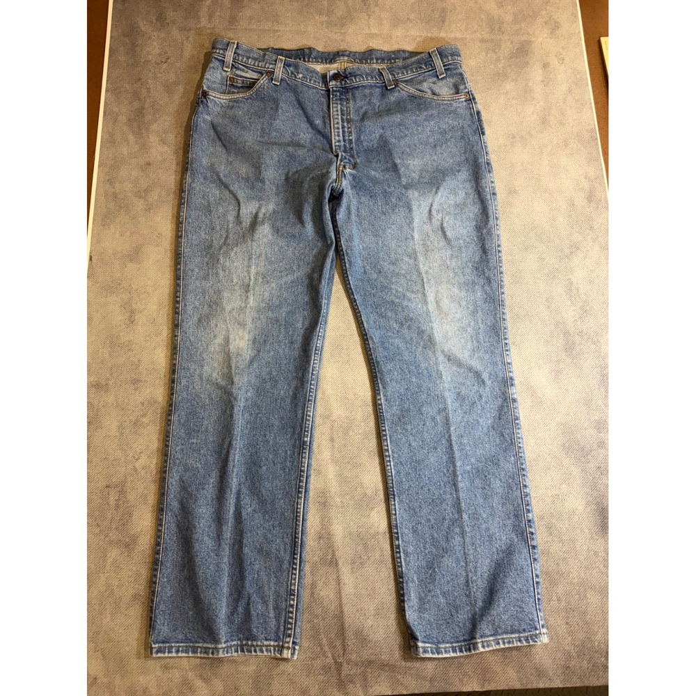 Levis 509 Jeans Mens 42x32 Medium Wash Straight Leg Vintage USA Made